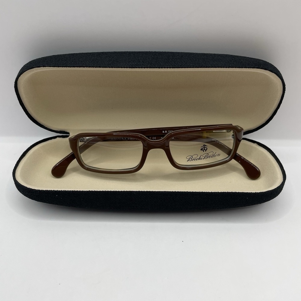 Brooks Brothers BB 712 5327 Eyeglasses Frame NWOT Tortoise 44-15-125 W/ Case